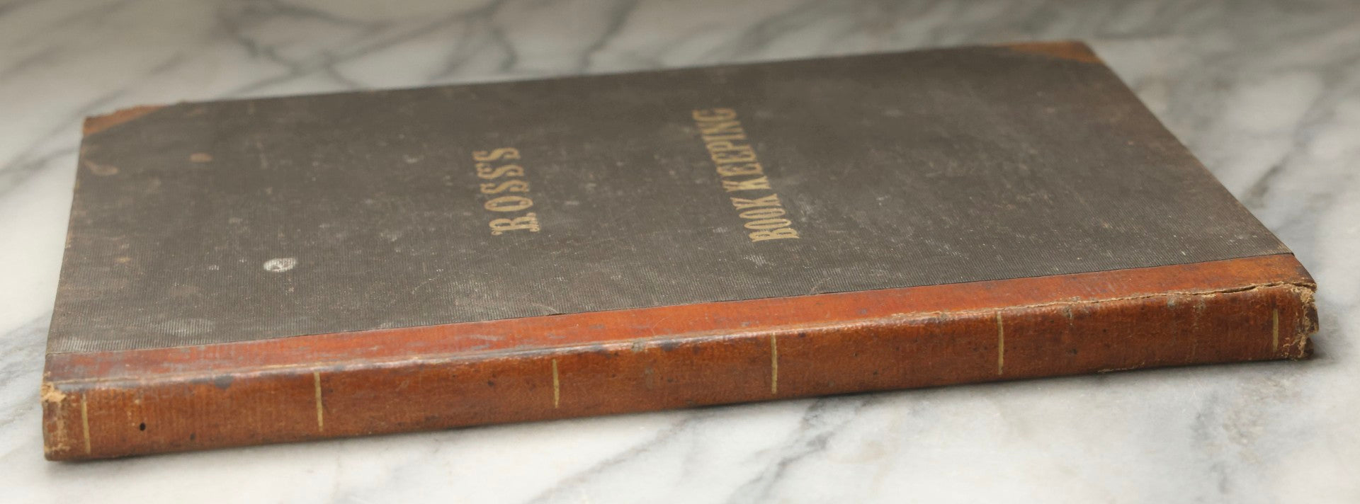 Lot 335 - "Ross's Book-Keeping, Or A Practical System Of Double Entry Book-Keeping" Antique Instructional Business Book By Wm. P. M. Ross, Published By G. B. Zieber And Co., Philadelphia, 1847