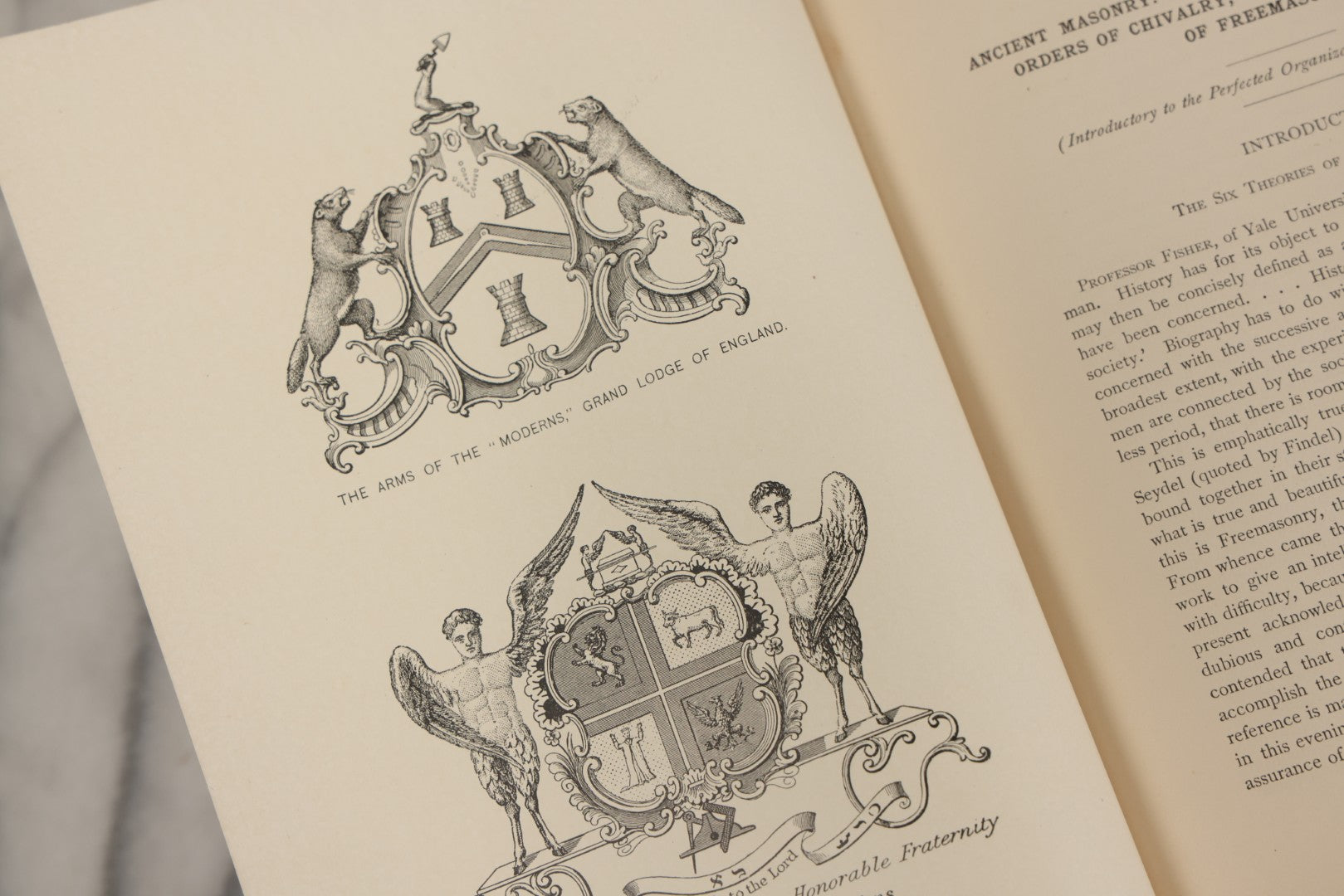 Lot 017 - "History Of Freemasonry And Concordant Orders" Antique Illustrated Masonic Reference Book By A Board Of Editors, Published By The Fraternity Publishing Company, Boston And New York, 1891