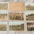 Lot 145 - Grouping Of 12 Antique World War I Soldier Training Postcards With Original Souvenir Folder, Series No. 1, Illustrated Postal Card & Novelty Co., New York