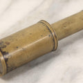 Lot 152 - Antique Miniature Two-Section Telescoping Brass Spyglass, 4-3/8" L