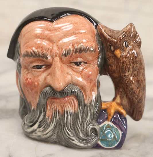 Lot 157 - Vintage Royal Doulton Character Jug "Merlin," D6536, Made In England, 1959, 3-3/4" H