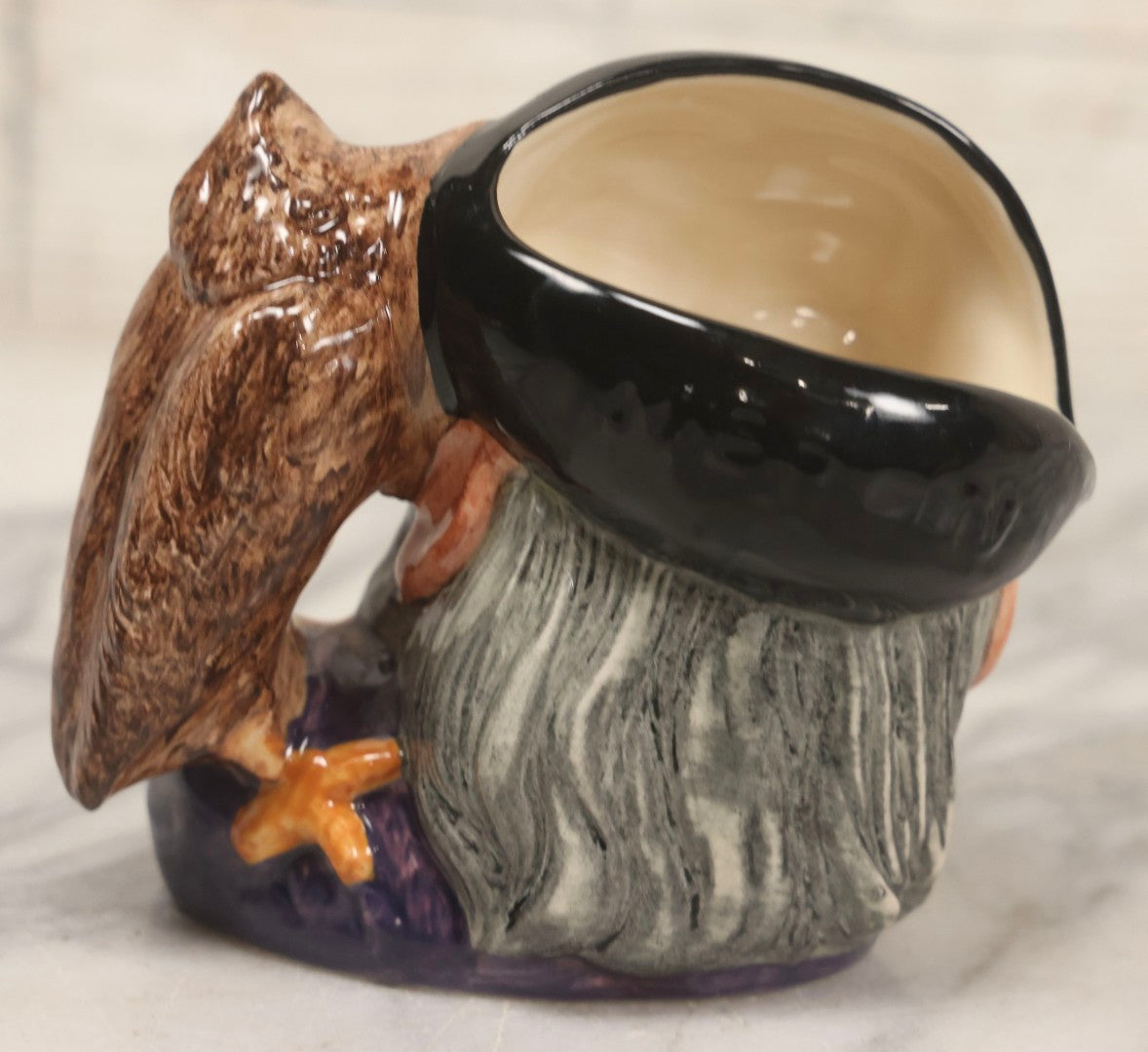 Lot 157 - Vintage Royal Doulton Character Jug "Merlin," D6536, Made In England, 1959, 3-3/4" H