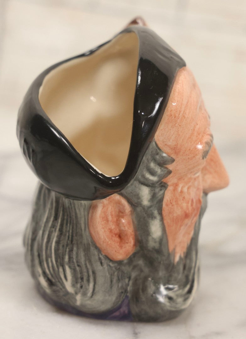 Lot 157 - Vintage Royal Doulton Character Jug "Merlin," D6536, Made In England, 1959, 3-3/4" H