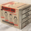 Lot 172 - Vintage Child's Toy Smalls Parts Storage, "Steel Gadget Box" All-Metal Storage Cabinet No. 60 In Original Illustrated Slipcase, 6" H