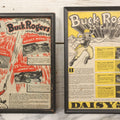 Lot 173 - Pair Of Vintage Framed Advertisements For Buck Rogers 25th Century Pistol And Accessories By Daisy Air Rifles