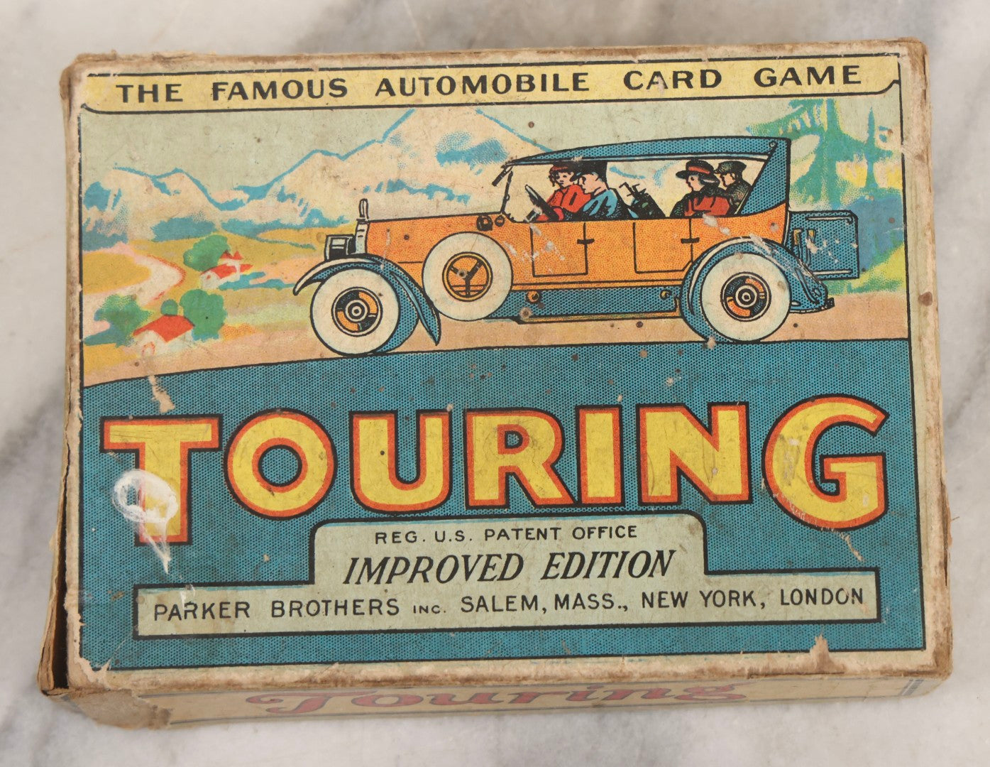 Lot 184 - Grouping Of Three Antique And Vintage Parker Brothers Card Games — Touring (1926), Rook Combination Game (1924), And Pit (1919)