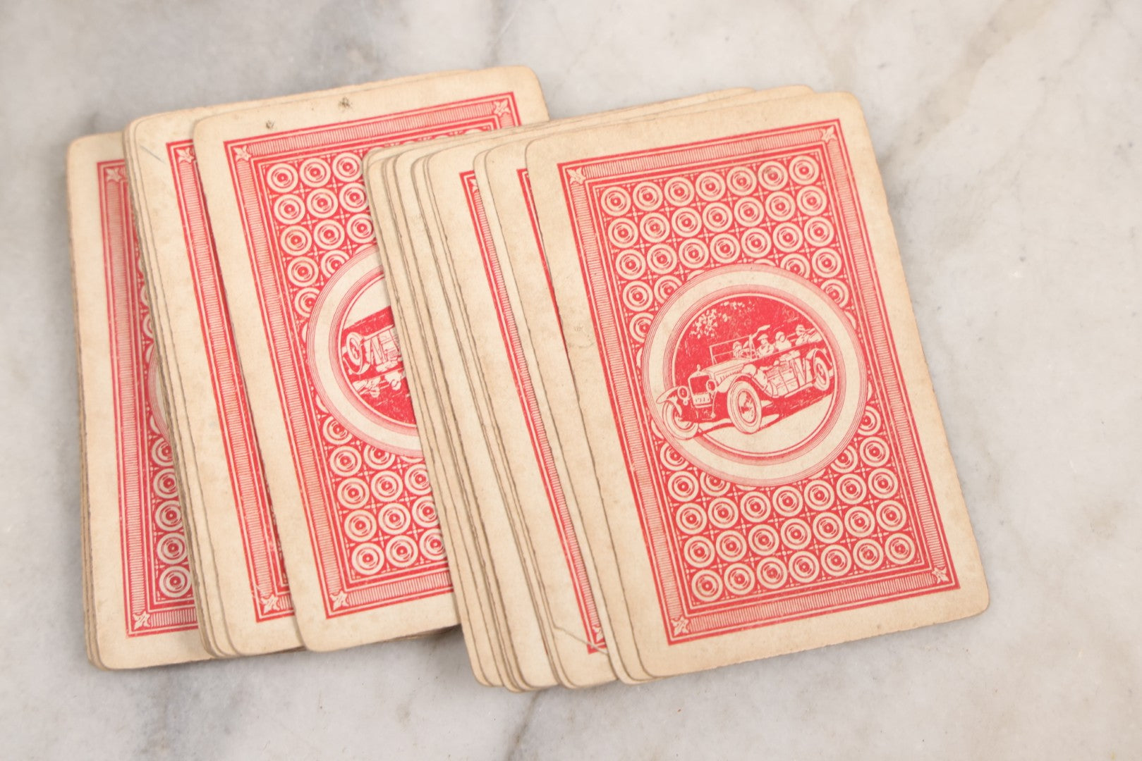 Lot 184 - Grouping Of Three Antique And Vintage Parker Brothers Card Games — Touring (1926), Rook Combination Game (1924), And Pit (1919)