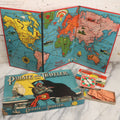 Lot 185 - Vintage Milton Bradley "Pirate And Traveler" Board Game No. 4563 In Original Box, 1936