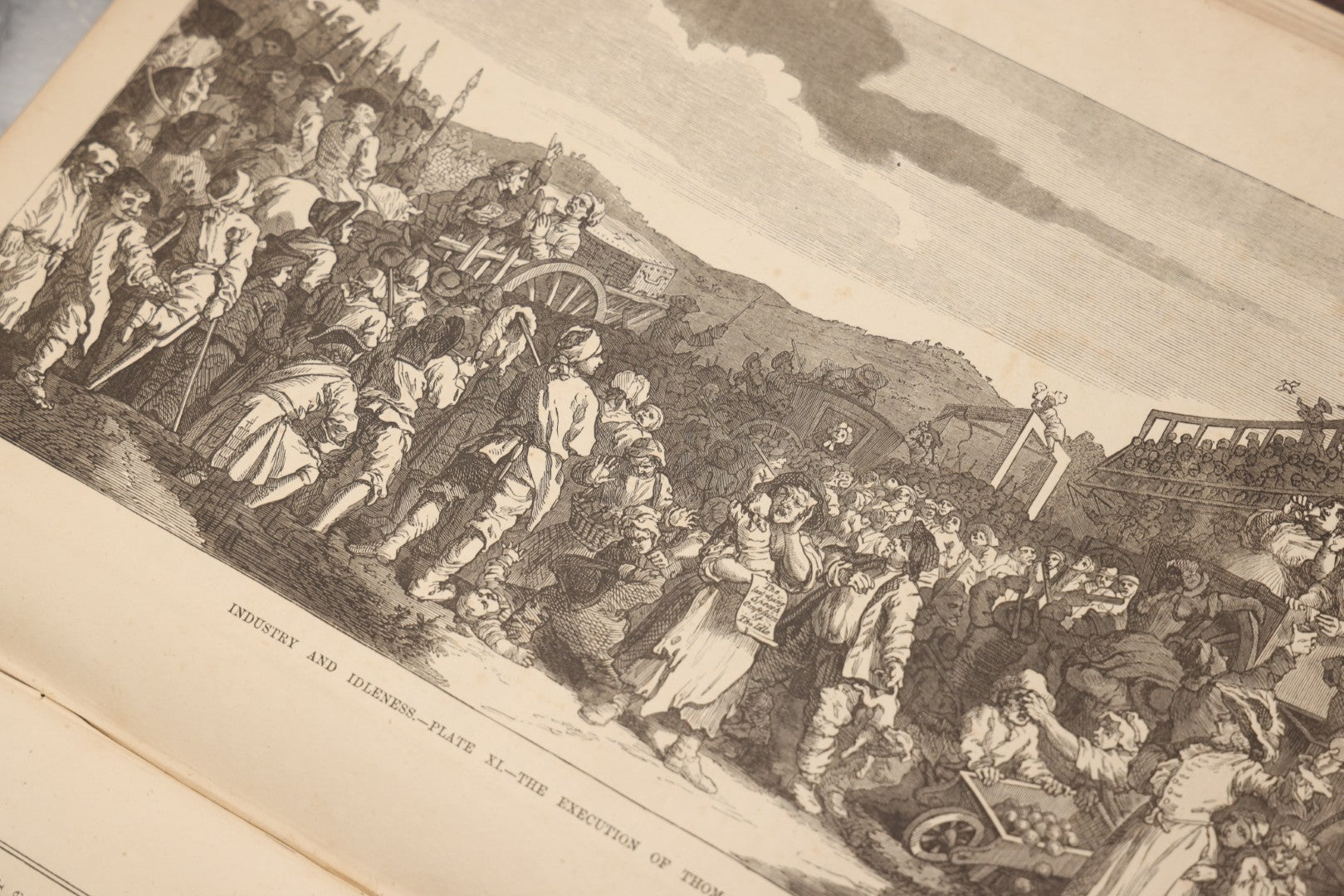 Lot 196 - "The Works Of Hogarth" Antique Art Book With Sixty-Two Full-Page Engraved Plates Of The Works Of William Hogarth, Published By J. Dicks, London