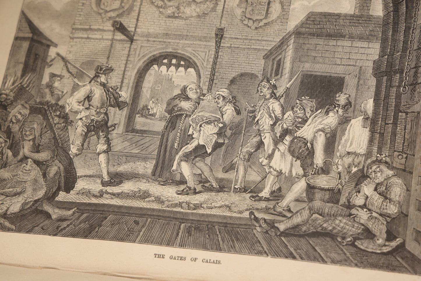 Lot 196 - "The Works Of Hogarth" Antique Art Book With Sixty-Two Full-Page Engraved Plates Of The Works Of William Hogarth, Published By J. Dicks, London
