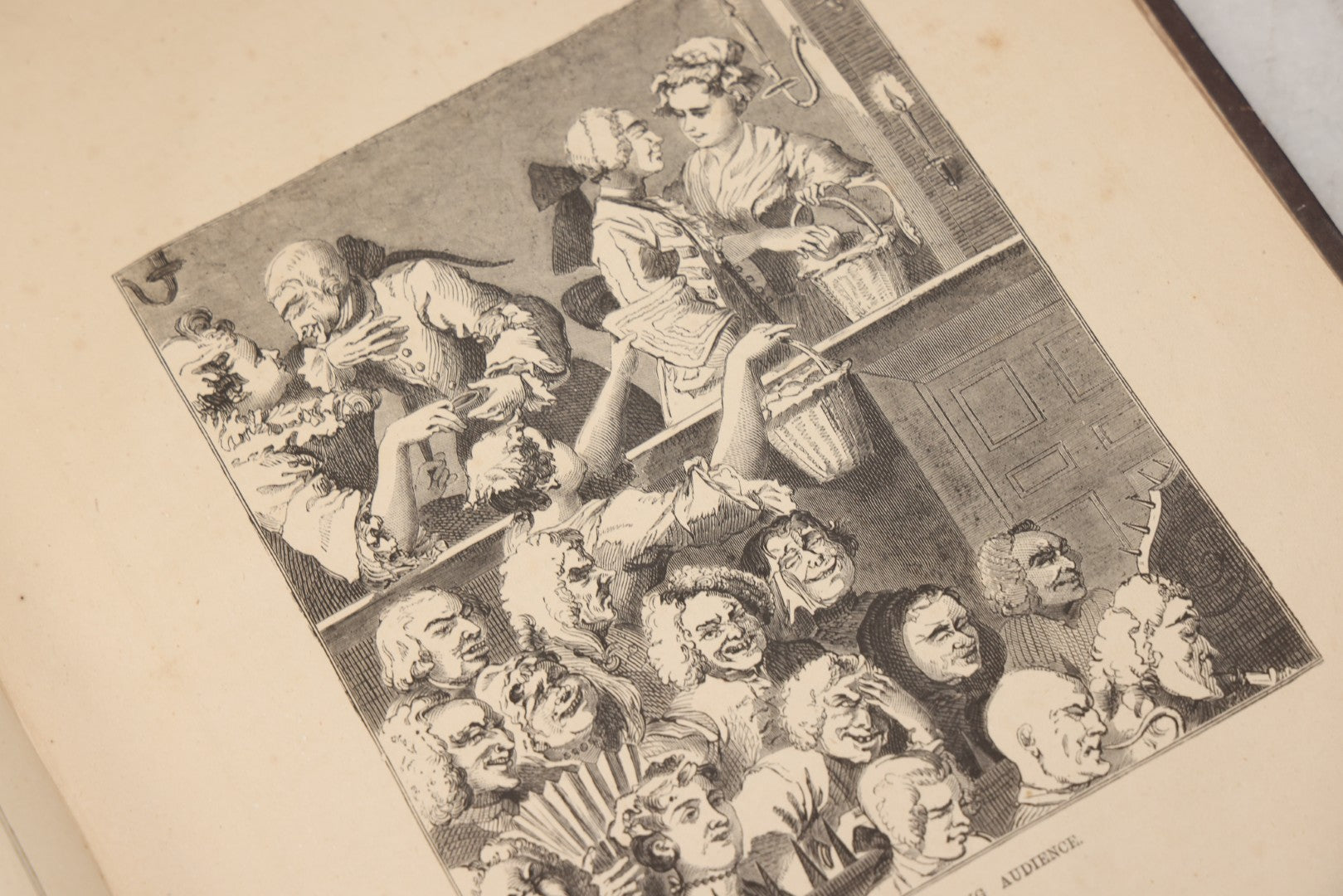 Lot 196 - "The Works Of Hogarth" Antique Art Book With Sixty-Two Full-Page Engraved Plates Of The Works Of William Hogarth, Published By J. Dicks, London