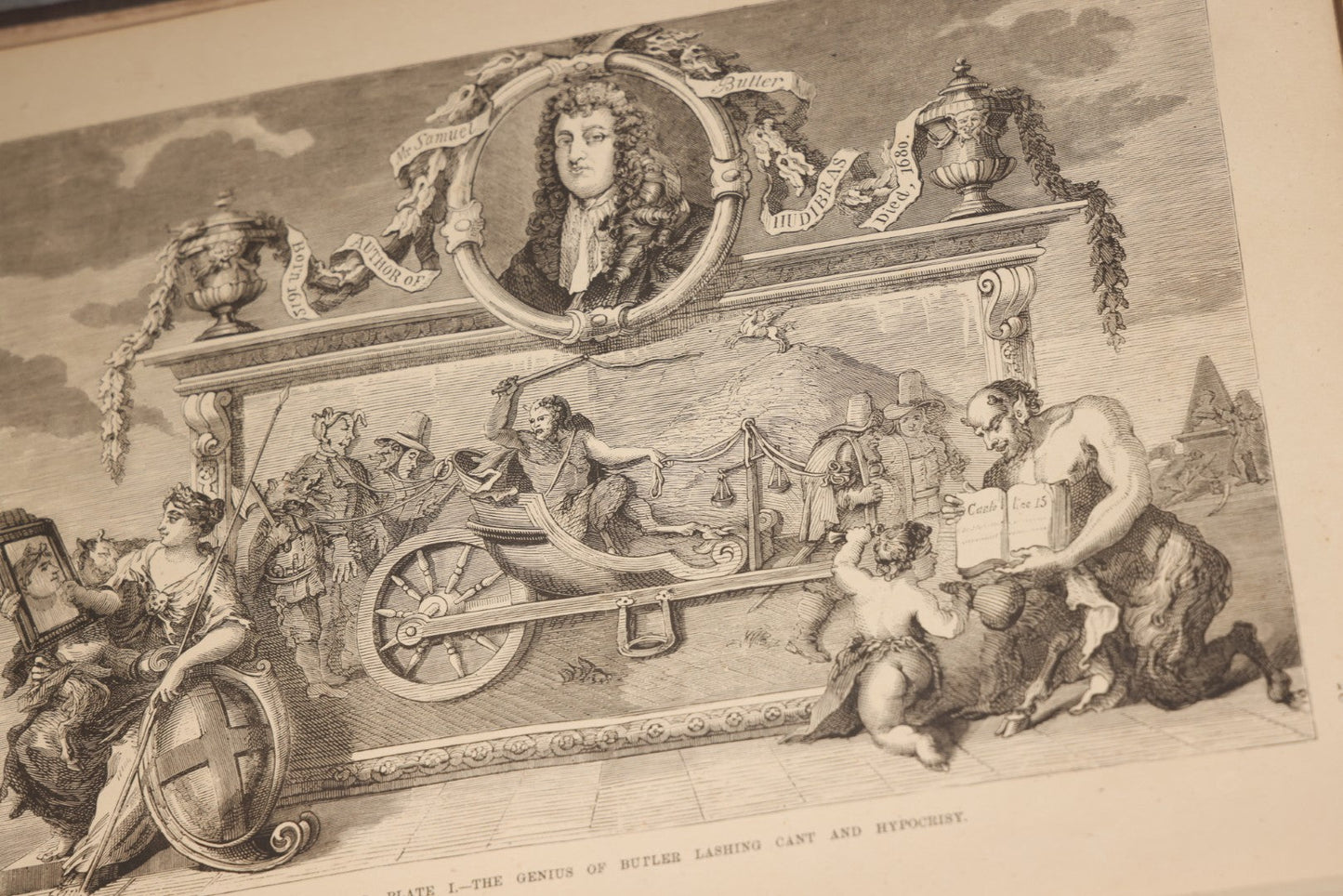 Lot 196 - "The Works Of Hogarth" Antique Art Book With Sixty-Two Full-Page Engraved Plates Of The Works Of William Hogarth, Published By J. Dicks, London