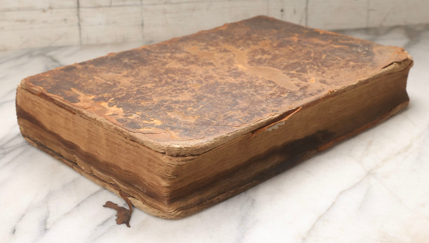 Lot 197 - "The Whole Works Of Flavius Josephus" Antique Religious And Historical Book Translated Into English By Sir Roger L'Estrange, Knight, Printed By Henry Galbraith, Dundee, 1766