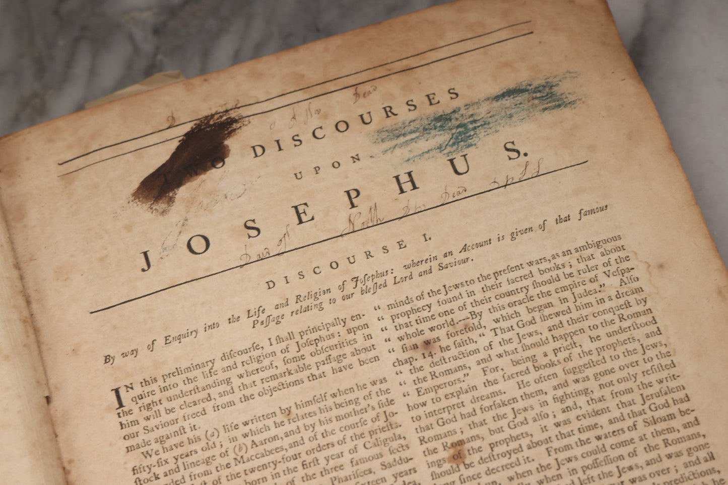 Lot 197 - "The Whole Works Of Flavius Josephus" Antique Religious And Historical Book Translated Into English By Sir Roger L'Estrange, Knight, Printed By Henry Galbraith, Dundee, 1766