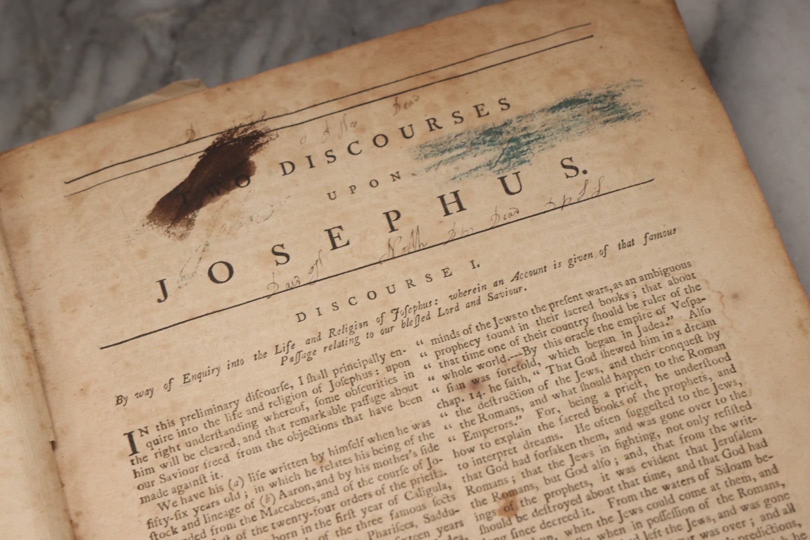 Lot 197 - "The Whole Works Of Flavius Josephus" Antique Religious And Historical Book Translated Into English By Sir Roger L'Estrange, Knight, Printed By Henry Galbraith, Dundee, 1766