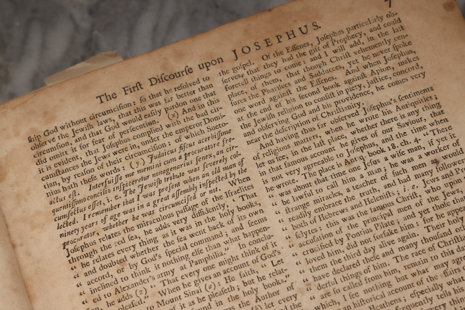 Lot 197 - "The Whole Works Of Flavius Josephus" Antique Religious And Historical Book Translated Into English By Sir Roger L'Estrange, Knight, Printed By Henry Galbraith, Dundee, 1766