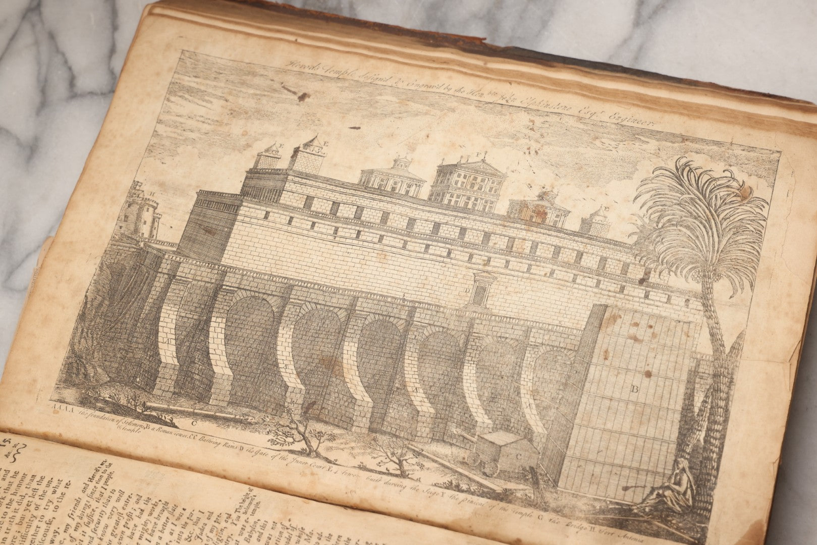 Lot 197 - "The Whole Works Of Flavius Josephus" Antique Religious And Historical Book Translated Into English By Sir Roger L'Estrange, Knight, Printed By Henry Galbraith, Dundee, 1766
