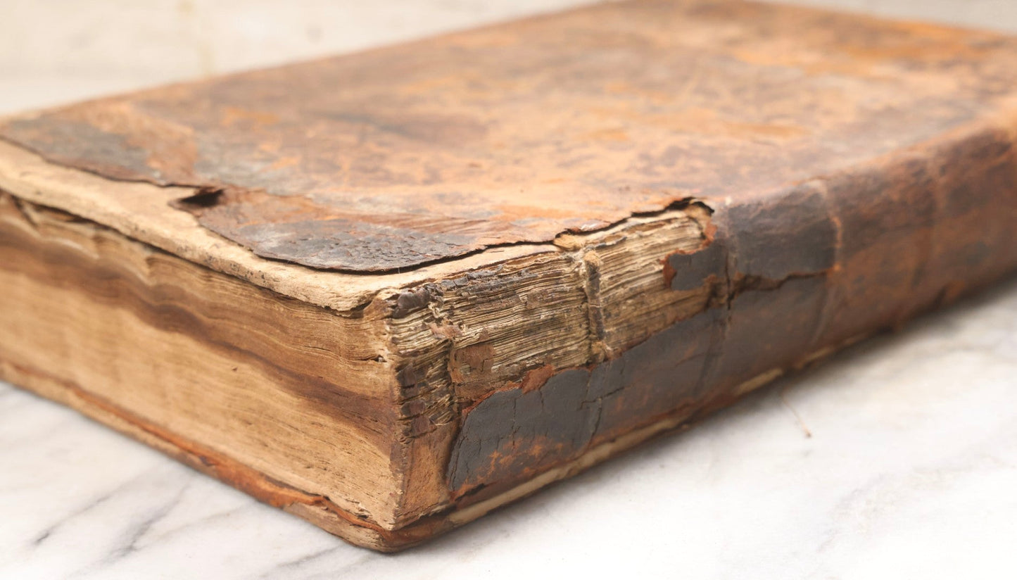 Lot 197 - "The Whole Works Of Flavius Josephus" Antique Religious And Historical Book Translated Into English By Sir Roger L'Estrange, Knight, Printed By Henry Galbraith, Dundee, 1766