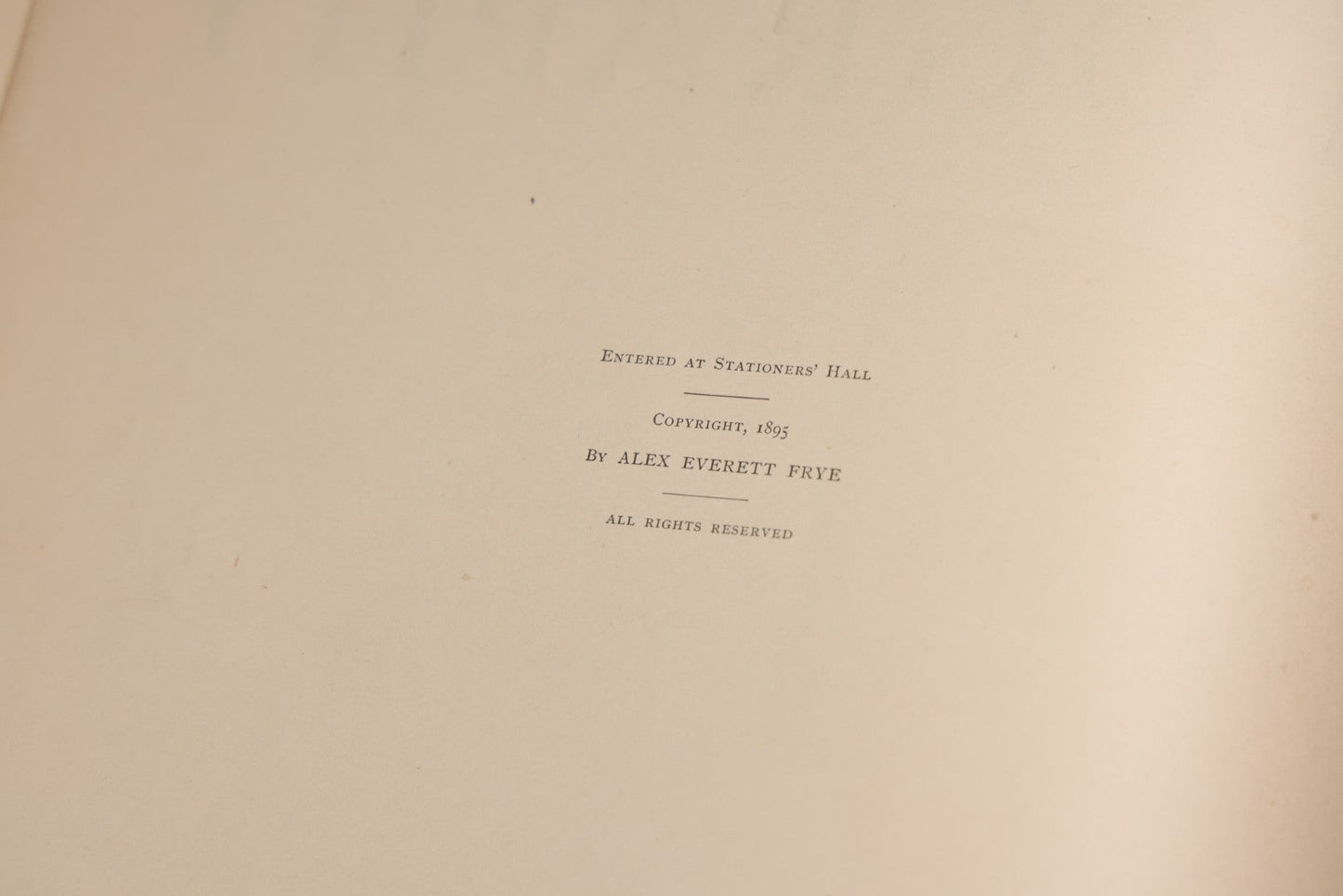 Lot 203 - "Frye's Complete Geography, General Edition" Antique Geography Textbook By Alex Everett Frye, Ginn & Company, 1895