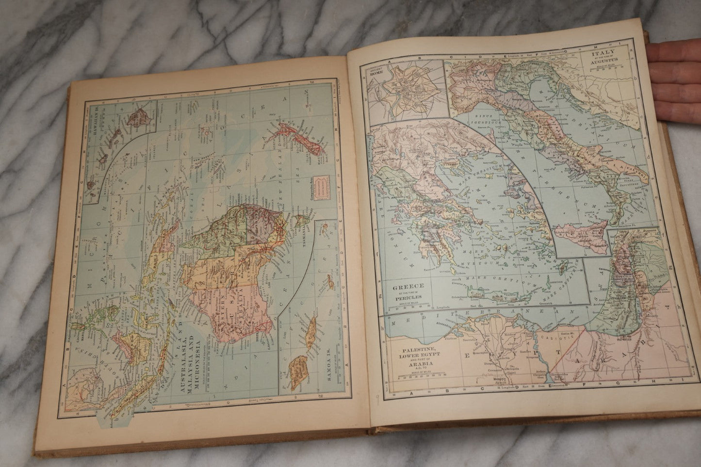 Lot 203 - "Frye's Complete Geography, General Edition" Antique Geography Textbook By Alex Everett Frye, Ginn & Company, 1895