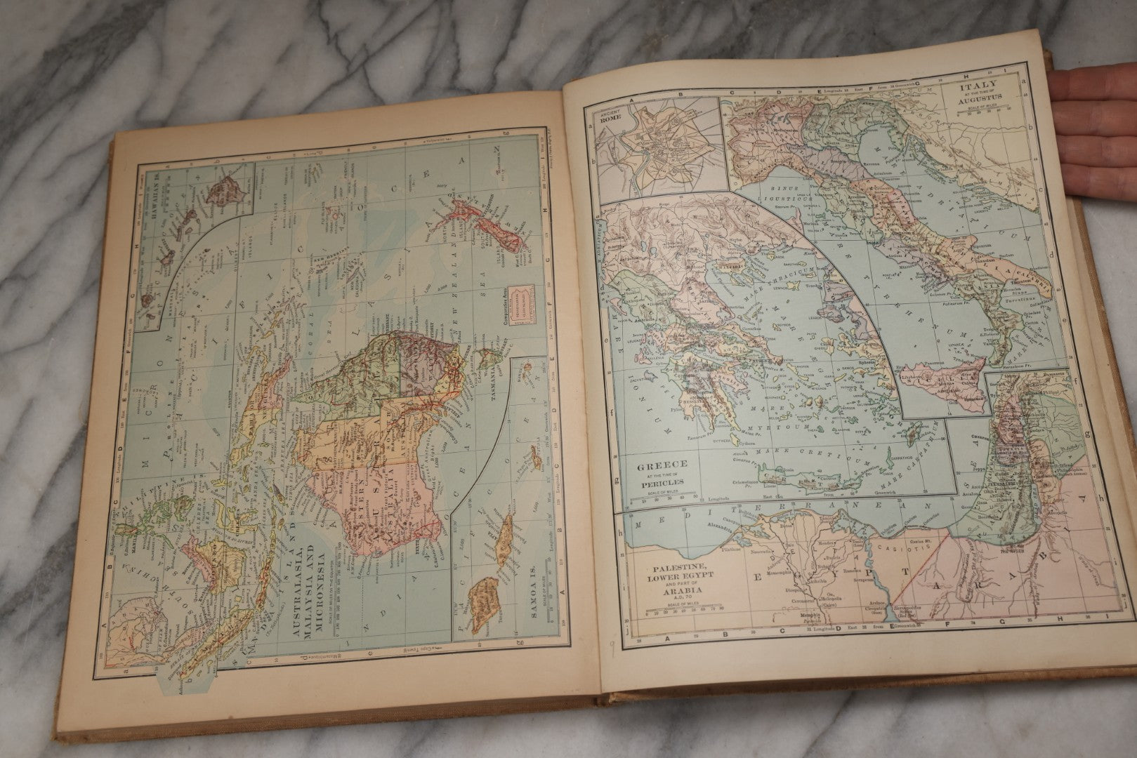 Lot 203 - "Frye's Complete Geography, General Edition" Antique Geography Textbook By Alex Everett Frye, Ginn & Company, 1895