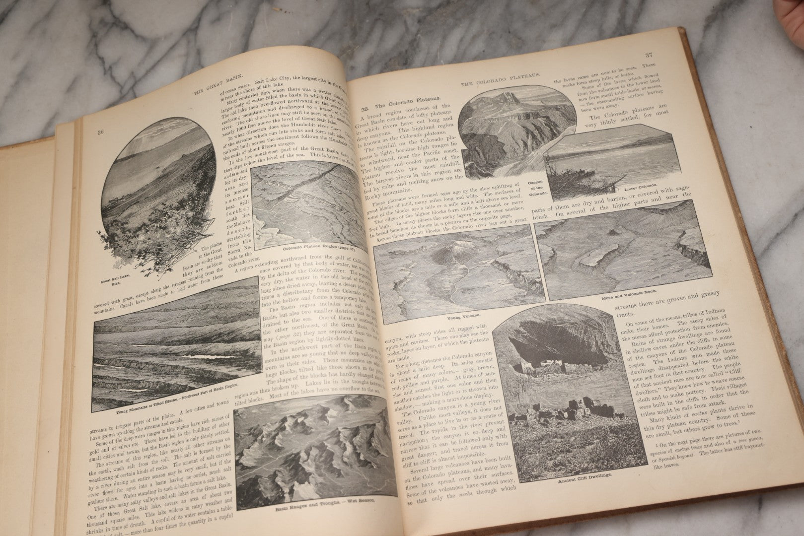 Lot 203 - "Frye's Complete Geography, General Edition" Antique Geography Textbook By Alex Everett Frye, Ginn & Company, 1895