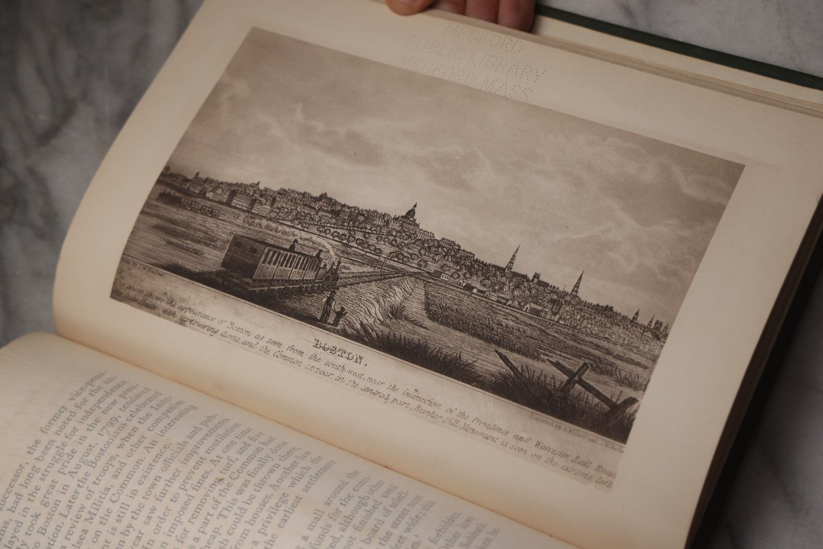 Lot 205 - "Early Days On Boston Common" Antique Ex-Lib Illustrated Local History By Mary Farwell Ayer, Illustrated After Old Prints, Privately Printed, Boston, 1910