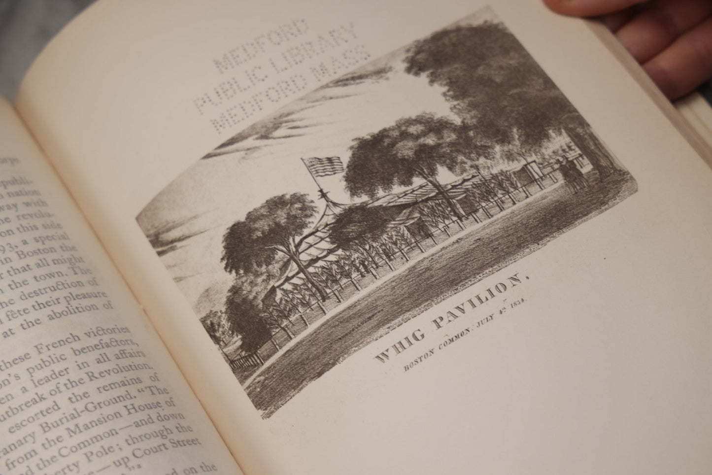 Lot 205 - "Early Days On Boston Common" Antique Ex-Lib Illustrated Local History By Mary Farwell Ayer, Illustrated After Old Prints, Privately Printed, Boston, 1910