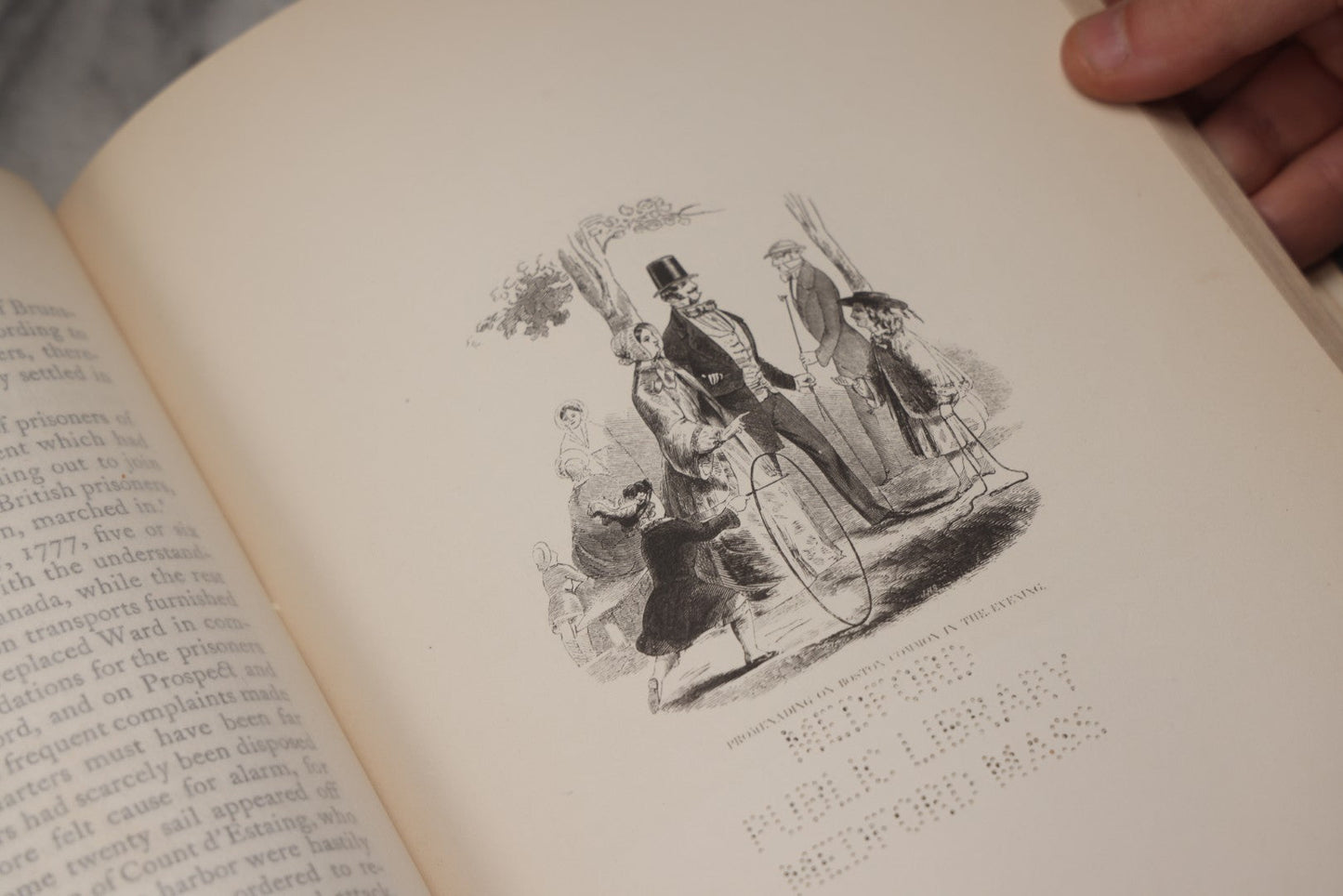 Lot 205 - "Early Days On Boston Common" Antique Ex-Lib Illustrated Local History By Mary Farwell Ayer, Illustrated After Old Prints, Privately Printed, Boston, 1910