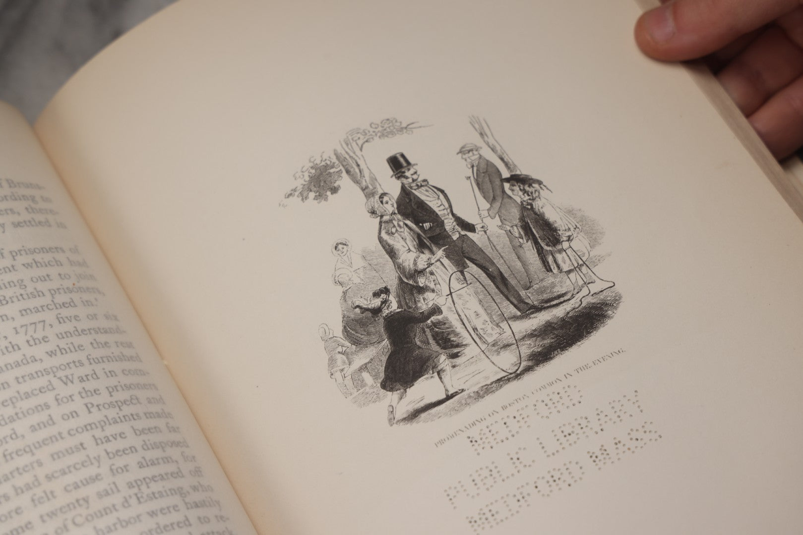 Lot 205 - "Early Days On Boston Common" Antique Ex-Lib Illustrated Local History By Mary Farwell Ayer, Illustrated After Old Prints, Privately Printed, Boston, 1910