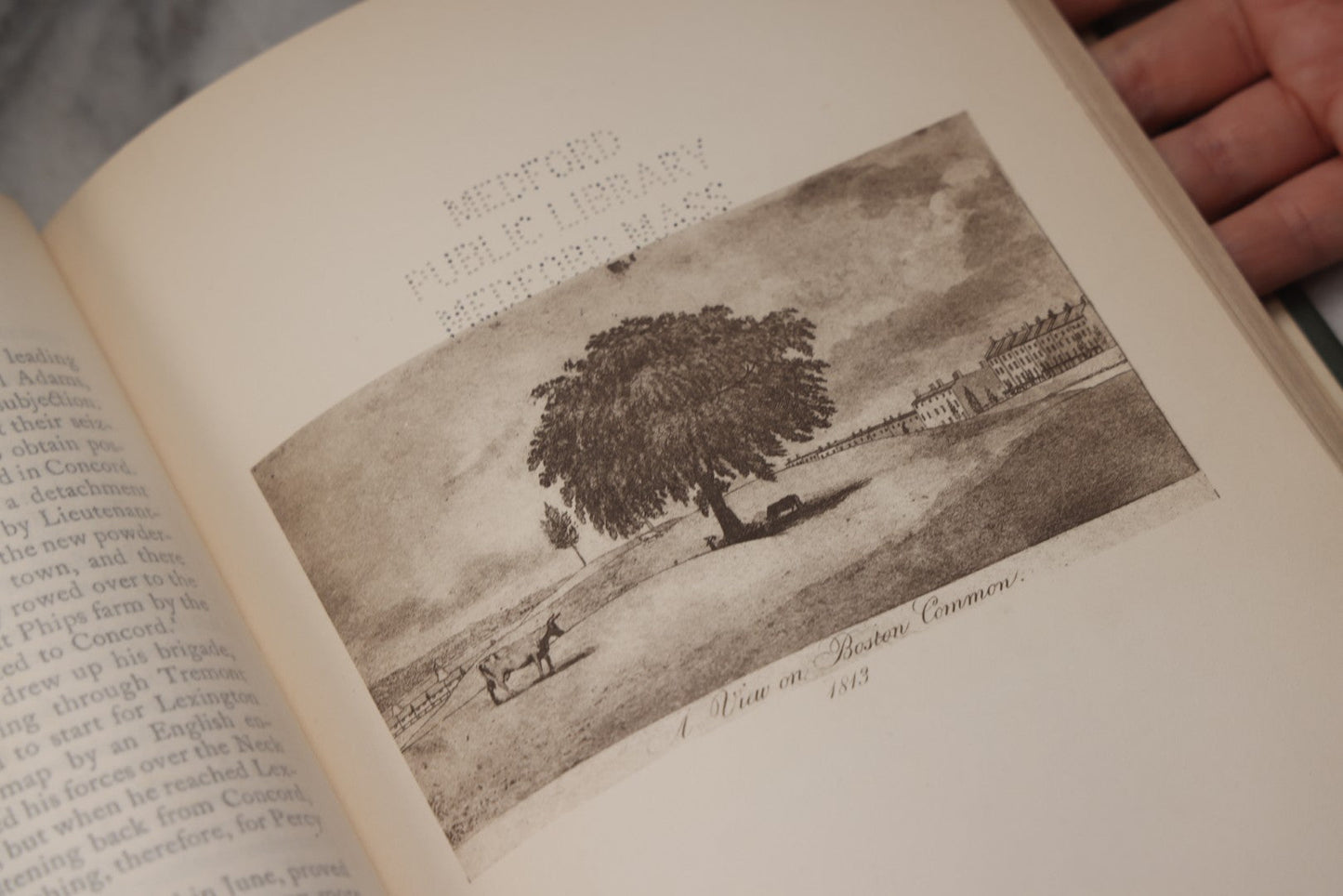 Lot 205 - "Early Days On Boston Common" Antique Ex-Lib Illustrated Local History By Mary Farwell Ayer, Illustrated After Old Prints, Privately Printed, Boston, 1910