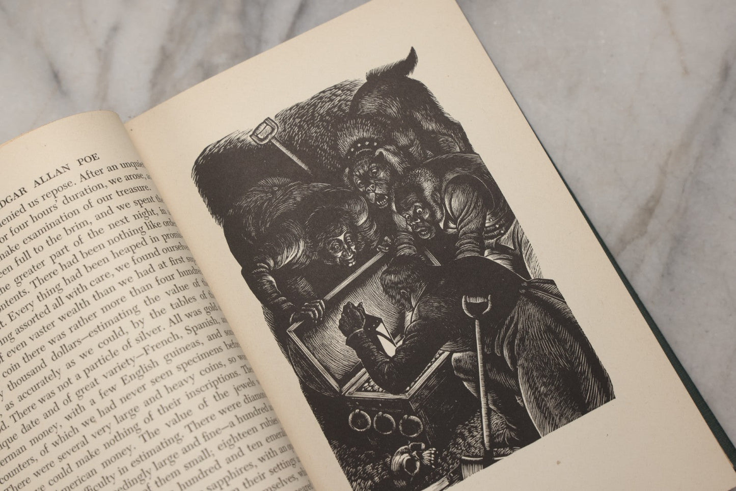 Lot 207 - "Tales Of Edgar Allan Poe" Vintage Illustrated Book With Illustrations By Fritz Eichenberg, Random House, New York, 1944