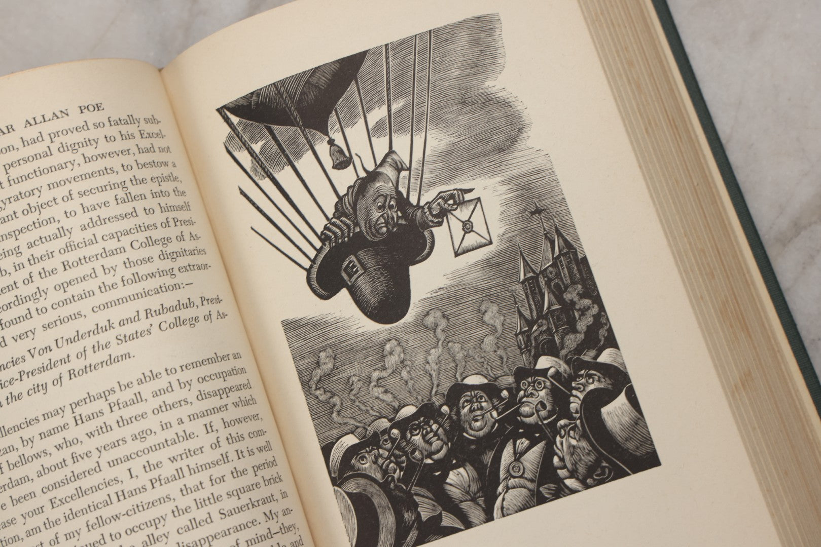Lot 207 - "Tales Of Edgar Allan Poe" Vintage Illustrated Book With Illustrations By Fritz Eichenberg, Random House, New York, 1944