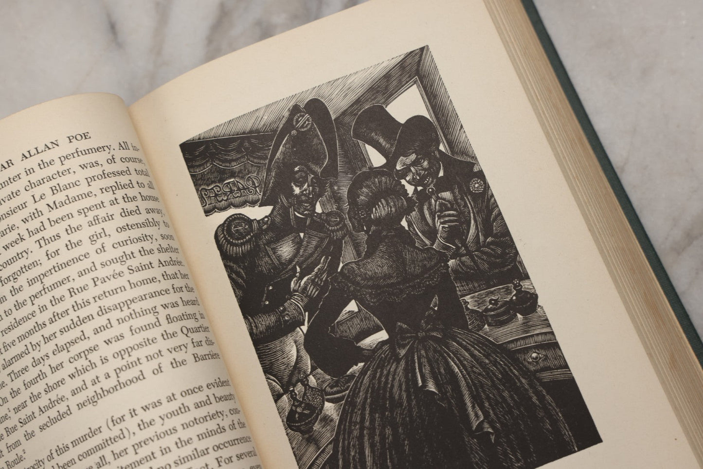 Lot 207 - "Tales Of Edgar Allan Poe" Vintage Illustrated Book With Illustrations By Fritz Eichenberg, Random House, New York, 1944