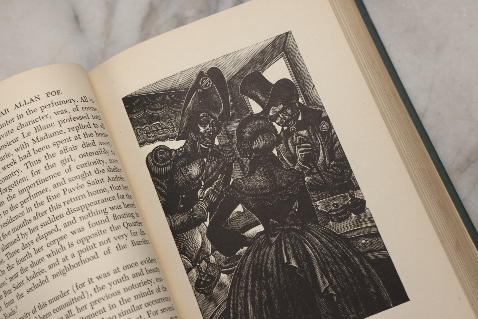 Lot 207 - "Tales Of Edgar Allan Poe" Vintage Illustrated Book With Illustrations By Fritz Eichenberg, Random House, New York, 1944