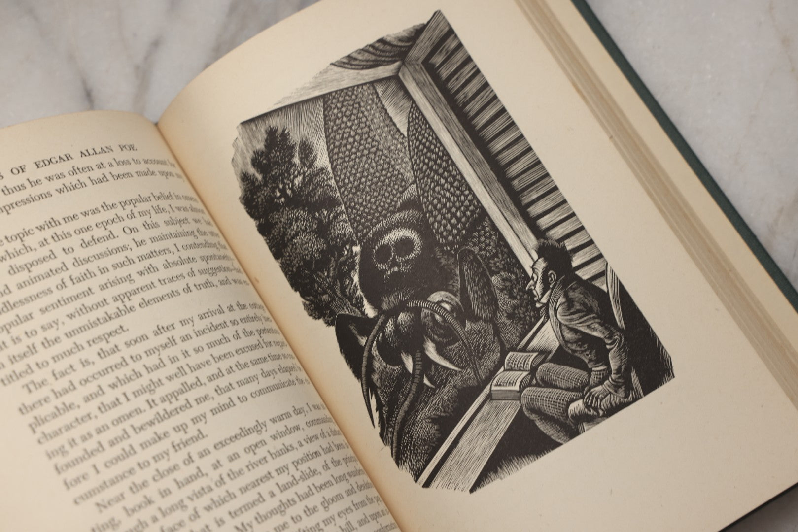 Lot 207 - "Tales Of Edgar Allan Poe" Vintage Illustrated Book With Illustrations By Fritz Eichenberg, Random House, New York, 1944