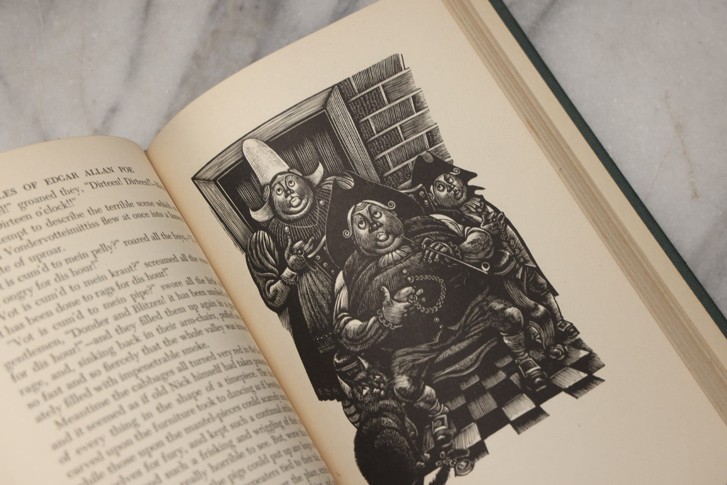 Lot 207 - "Tales Of Edgar Allan Poe" Vintage Illustrated Book With Illustrations By Fritz Eichenberg, Random House, New York, 1944