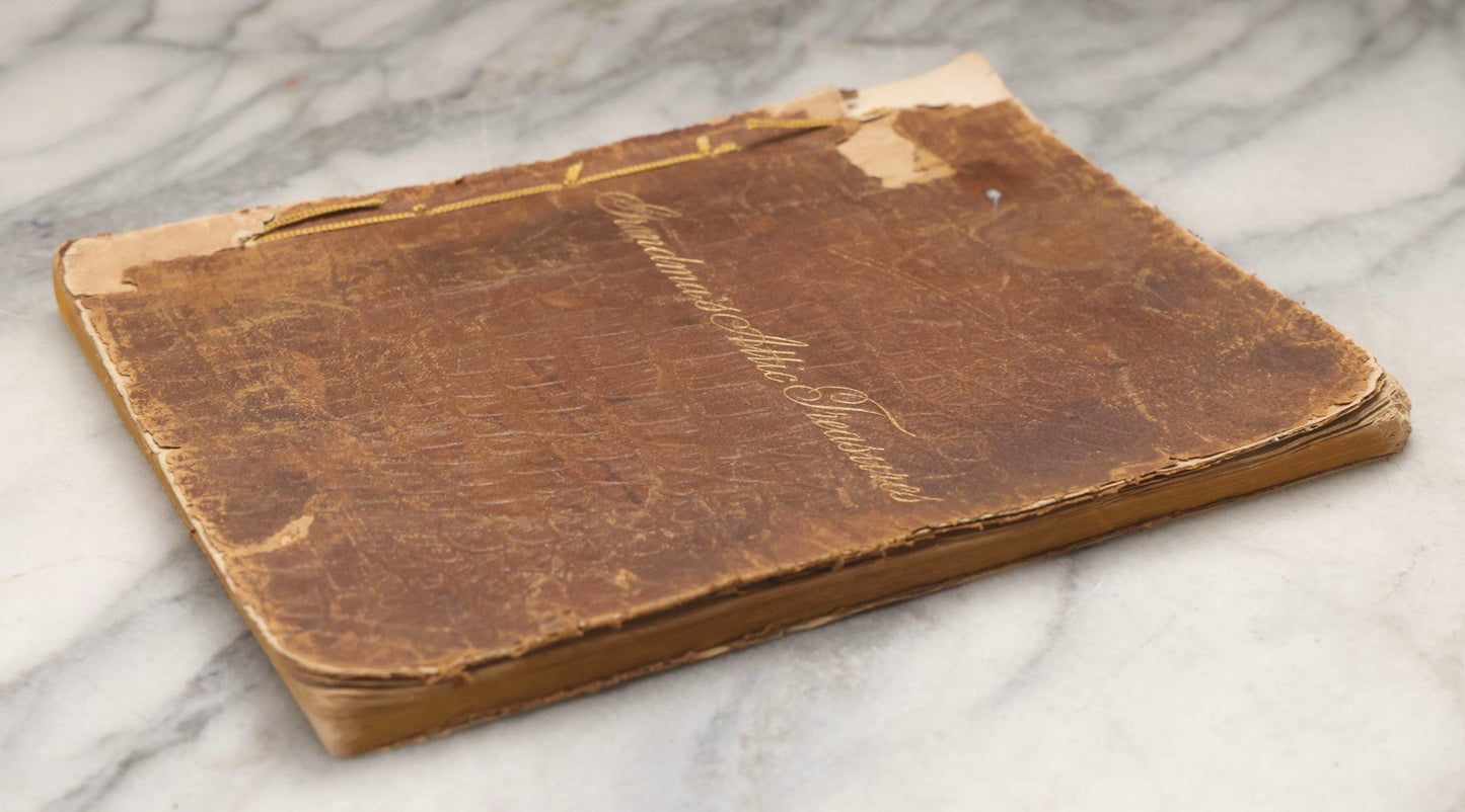 Lot 210 - "Grandma's Attic Treasures: A Story Of Old-Time Memories" Antique Illustrated Poetry Book By Mary D. Brine, E.P. Dutton & Company, 1884