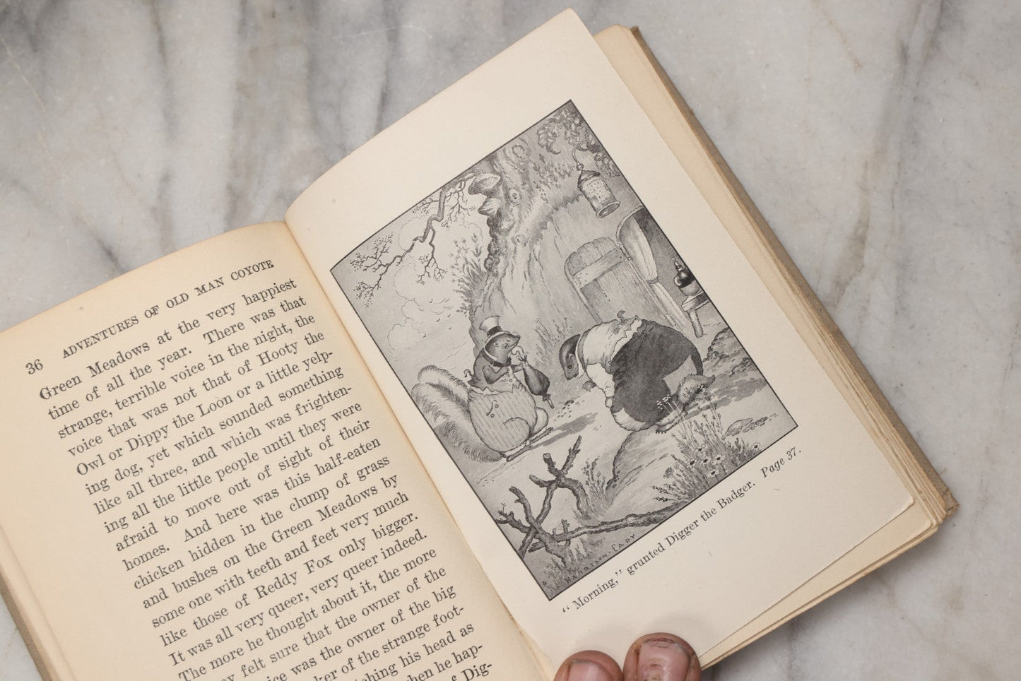 Lot 211 - Grouping Of Six Antique "The Bedtime Story-Books" By Thornton W. Burgess, Illustrated By Harrison Cady, Published By Little, Brown And Company, Boston, 1916–1923