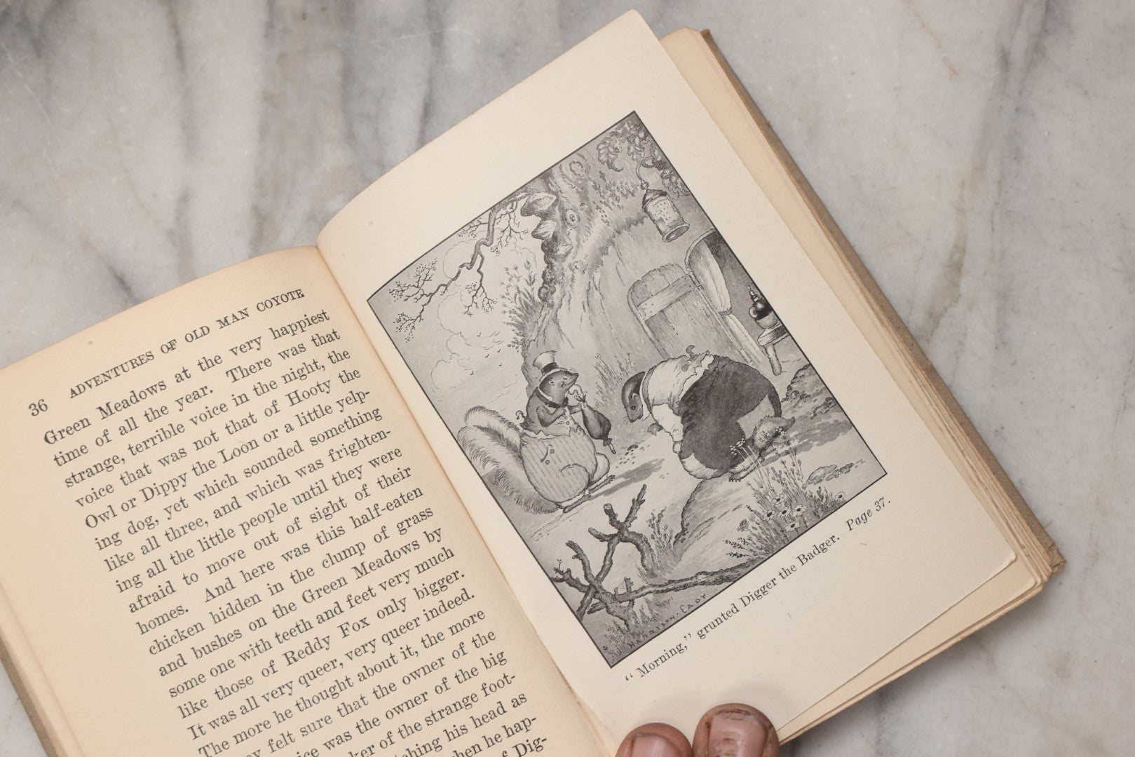 Lot 211 - Grouping Of Six Antique "The Bedtime Story-Books" By Thornton W. Burgess, Illustrated By Harrison Cady, Published By Little, Brown And Company, Boston, 1916–1923