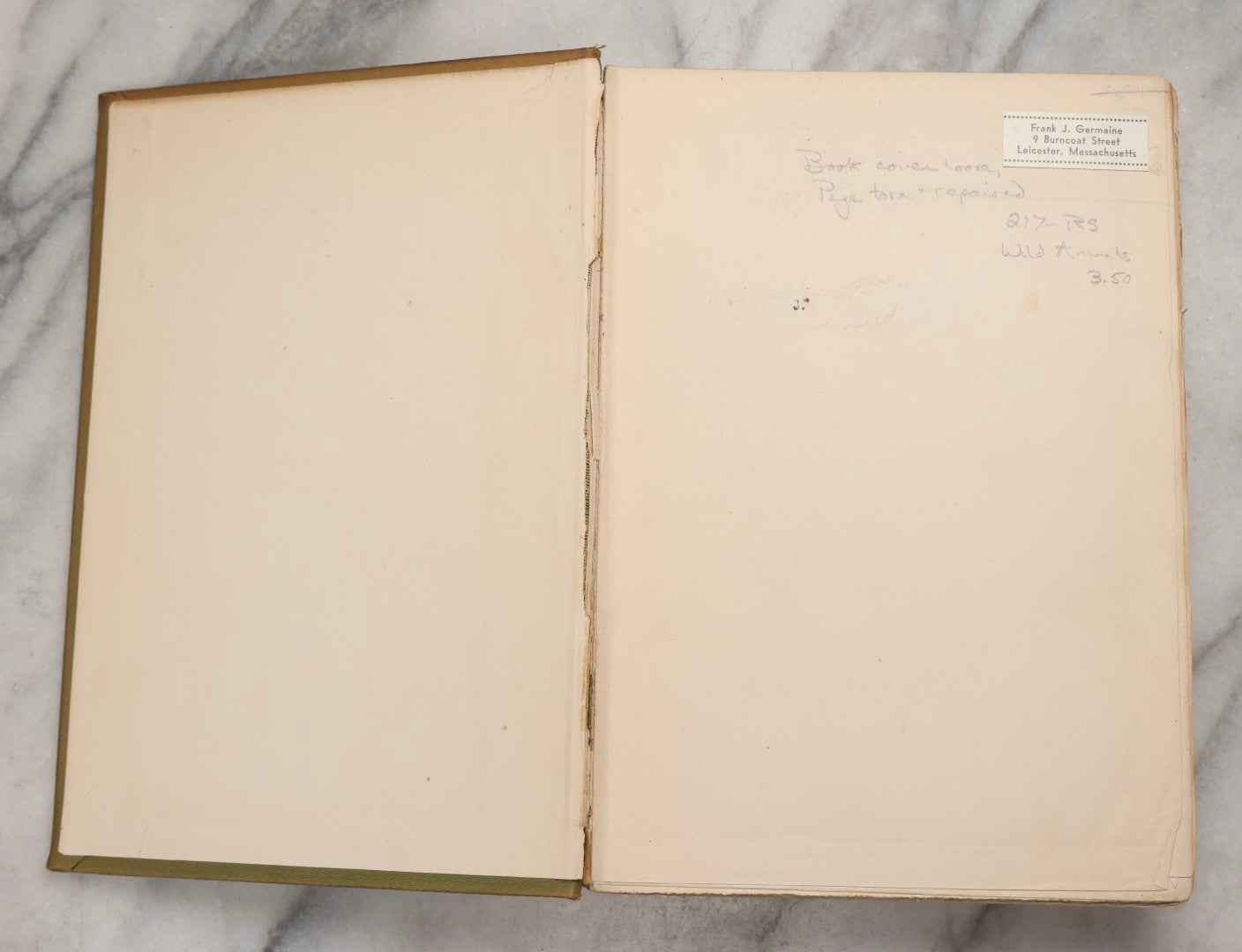 Lot 212 - "Wild Animals I Have Known" Antique Illustrated Book By Ernest Seton Thompson, Charles Scribner's Sons, New York, 1899