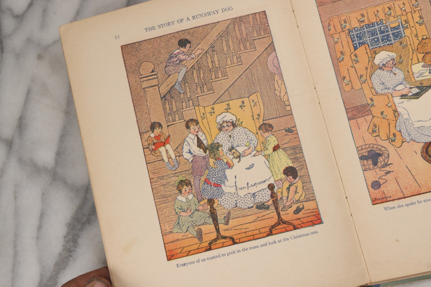 Lot 215 - "The Story Of A Runaway Dog" Antique Children's Book By Elmer Sherwood, Whitman Publishing Co., 1923