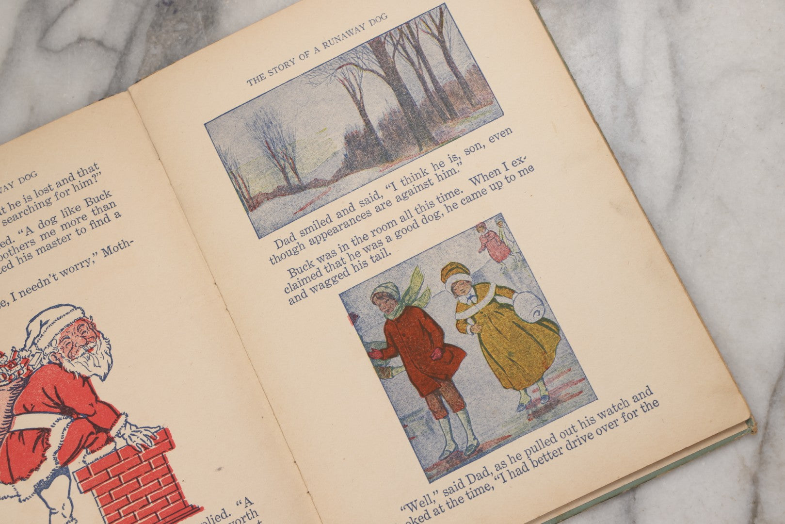 Lot 215 - "The Story Of A Runaway Dog" Antique Children's Book By Elmer Sherwood, Whitman Publishing Co., 1923