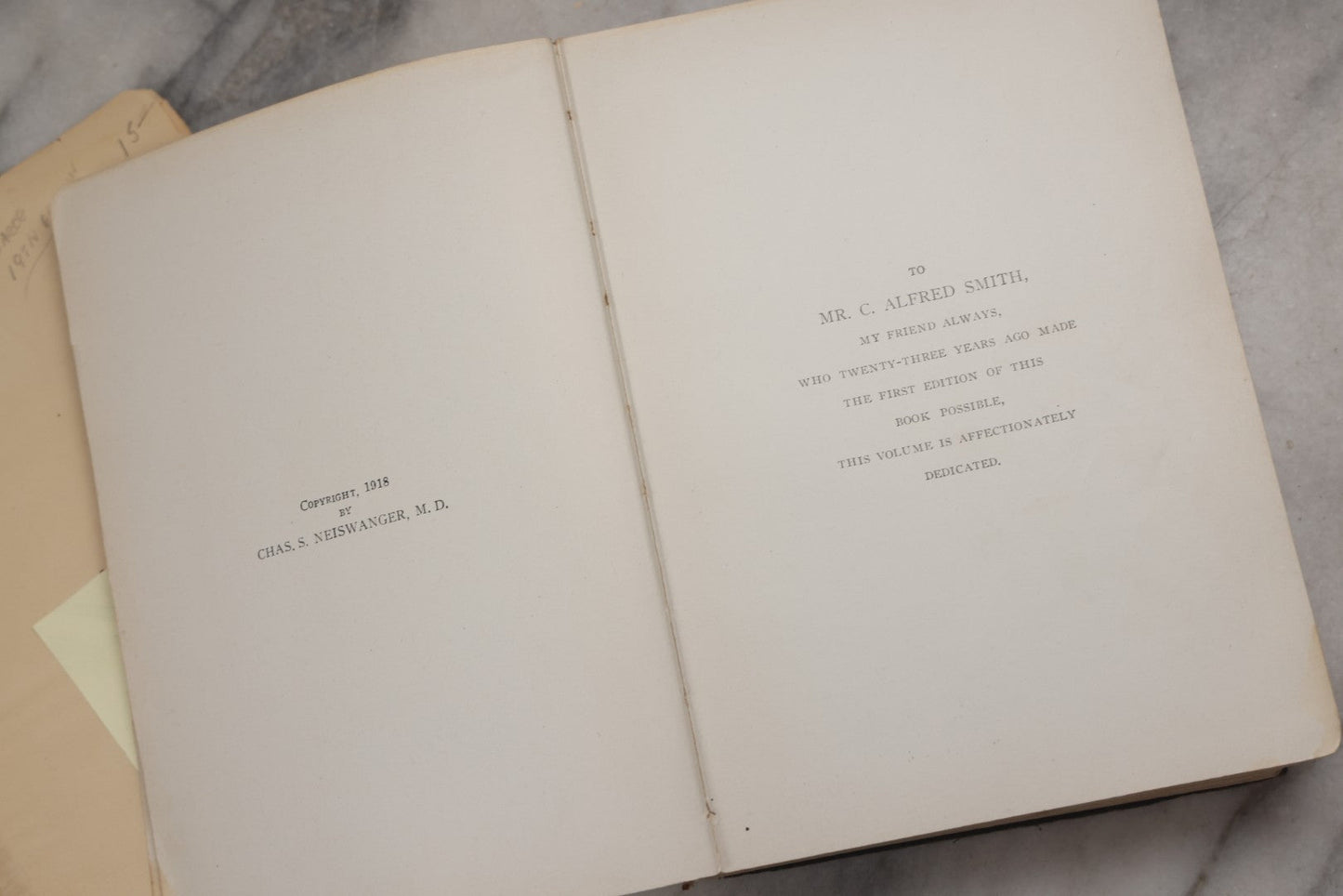 Lot 217 - "Electro-Therapeutical Practice; A Ready Reference Guide For Physicians In The Use Of Electricity And The X-Rays" By Chas. S. Neiswanger, M.D., 1918