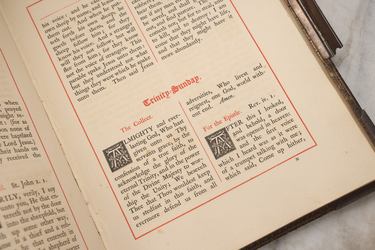 Lot 220 - "The Altar Service Book" Antique Leather Bound Religious Volume With Metal Corner Plates And Clasp, Published 1882