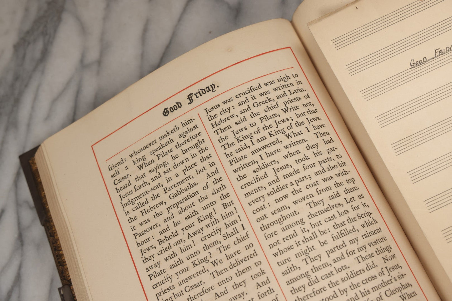 Lot 220 - "The Altar Service Book" Antique Leather Bound Religious Volume With Metal Corner Plates And Clasp, Published 1882