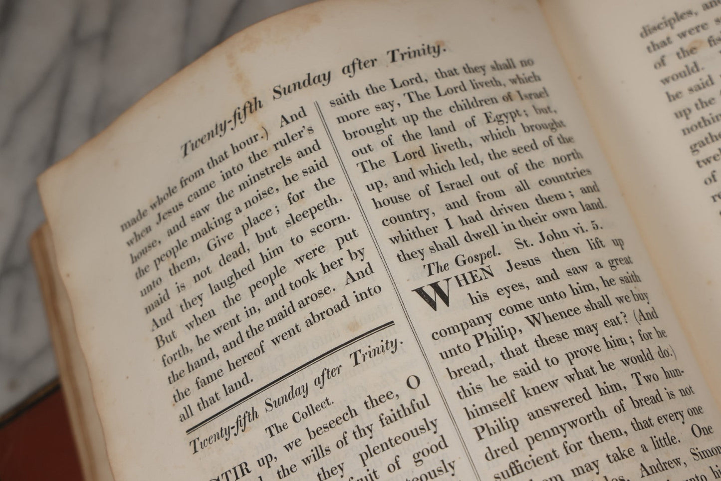 Lot 221 - "The Altar Services" Antique Leather Bound Religious Book, Cambridge, 1821