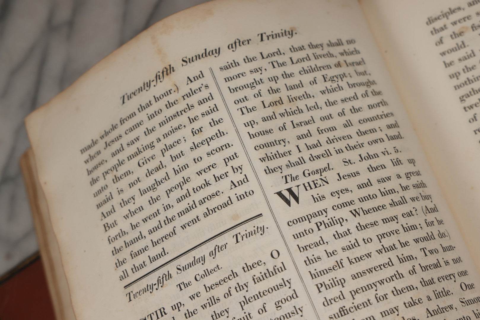 Lot 221 - "The Altar Services" Antique Leather Bound Religious Book, Cambridge, 1821