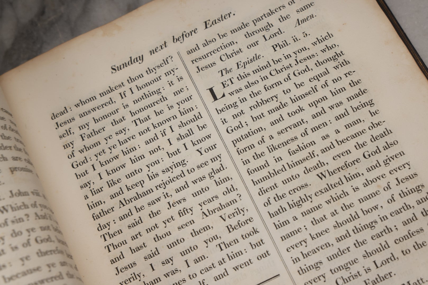 Lot 221 - "The Altar Services" Antique Leather Bound Religious Book, Cambridge, 1821
