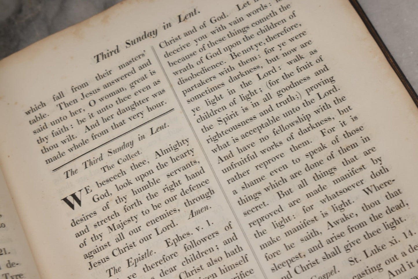 Lot 221 - "The Altar Services" Antique Leather Bound Religious Book, Cambridge, 1821